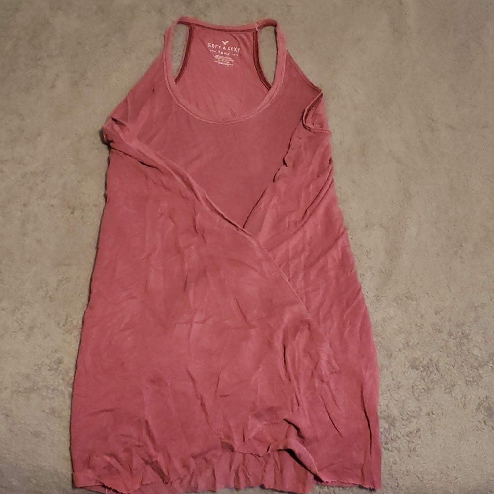 Rose American Eagle Flowy Tank